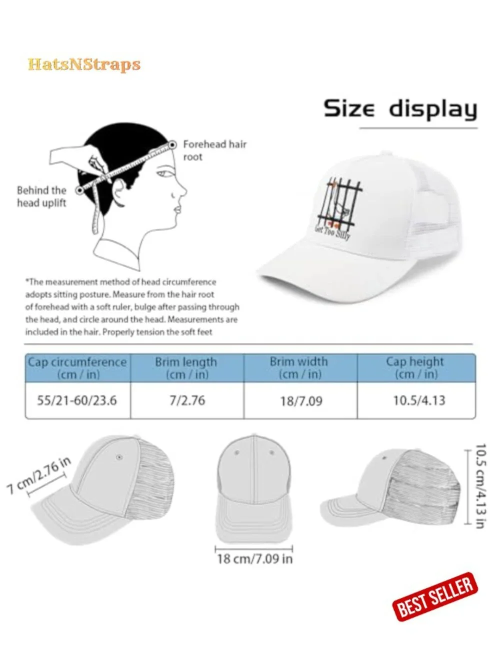 Funny Embroidered Goose Trucker Hat Mesh Adjustable Baseball Cap